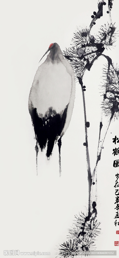 松鹤图