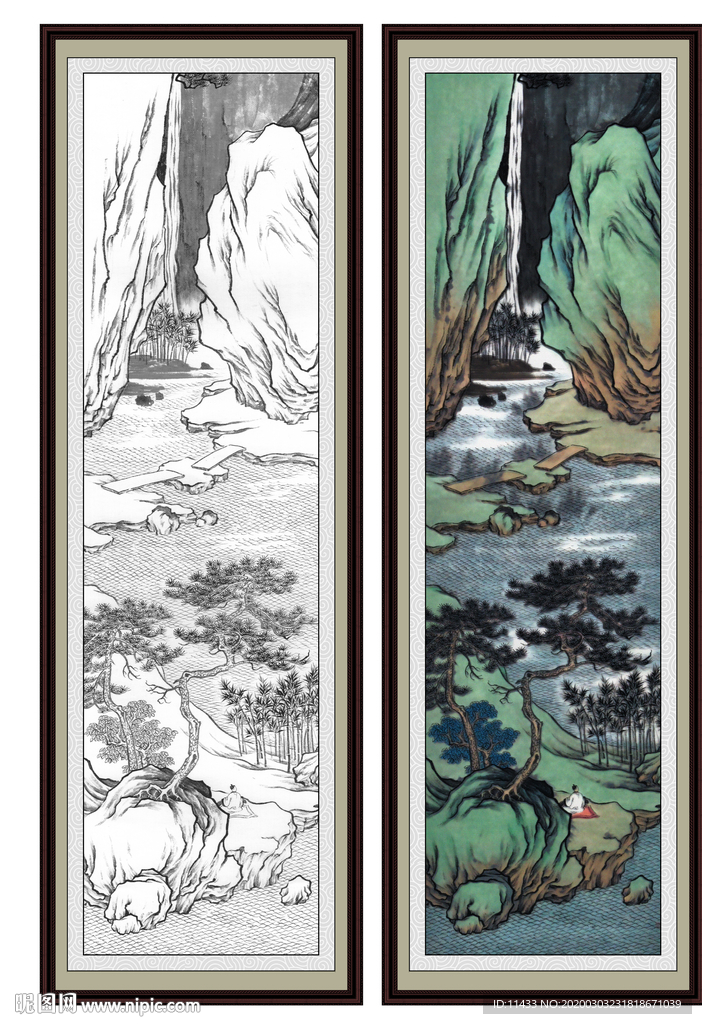 山水国画