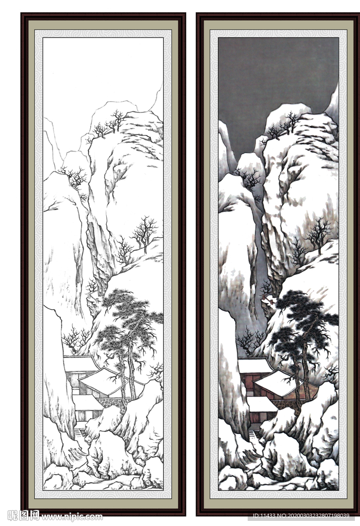 山水国画