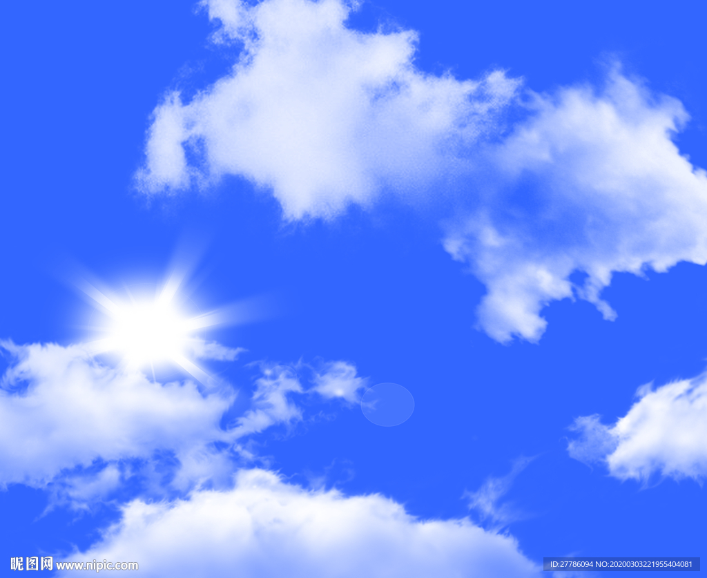 蓝天白云