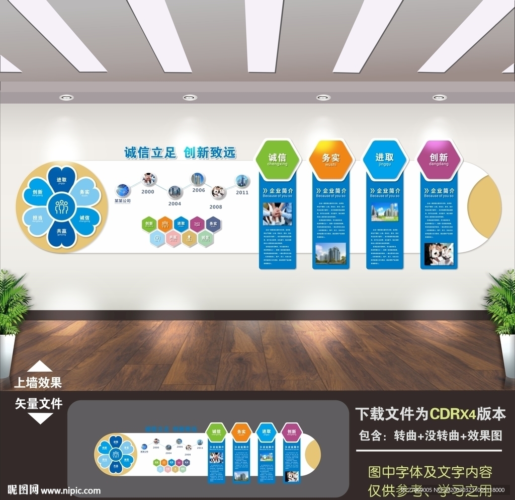 企业文化墙 企业文化