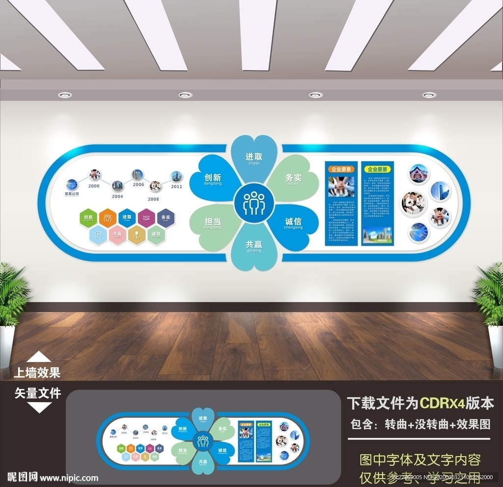 企业文化墙 企业文化