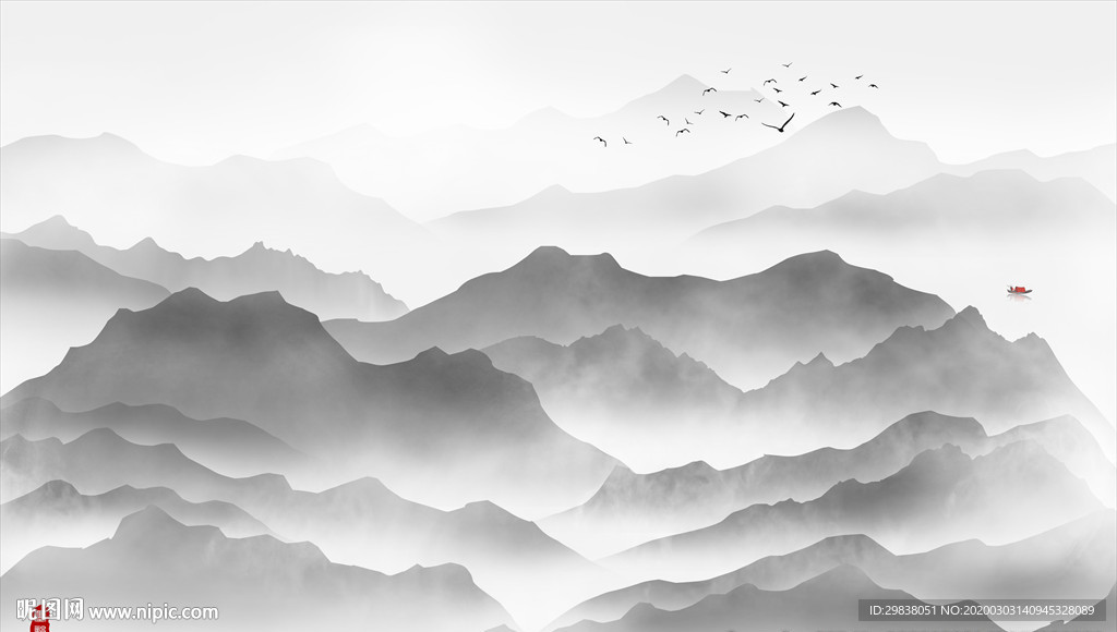 水墨山水