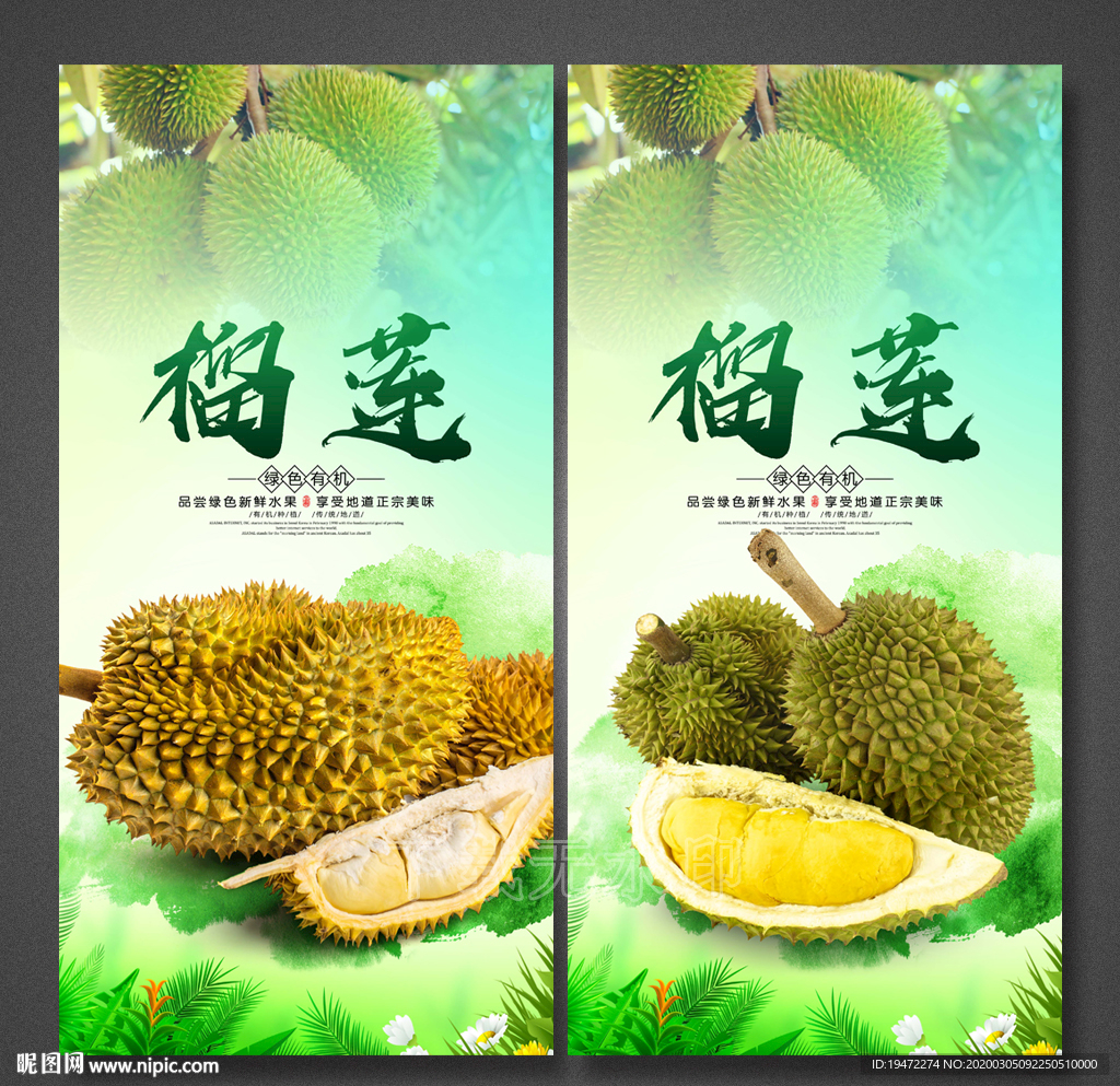 榴莲海报