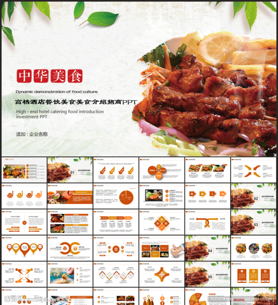 美食餐饮PPT