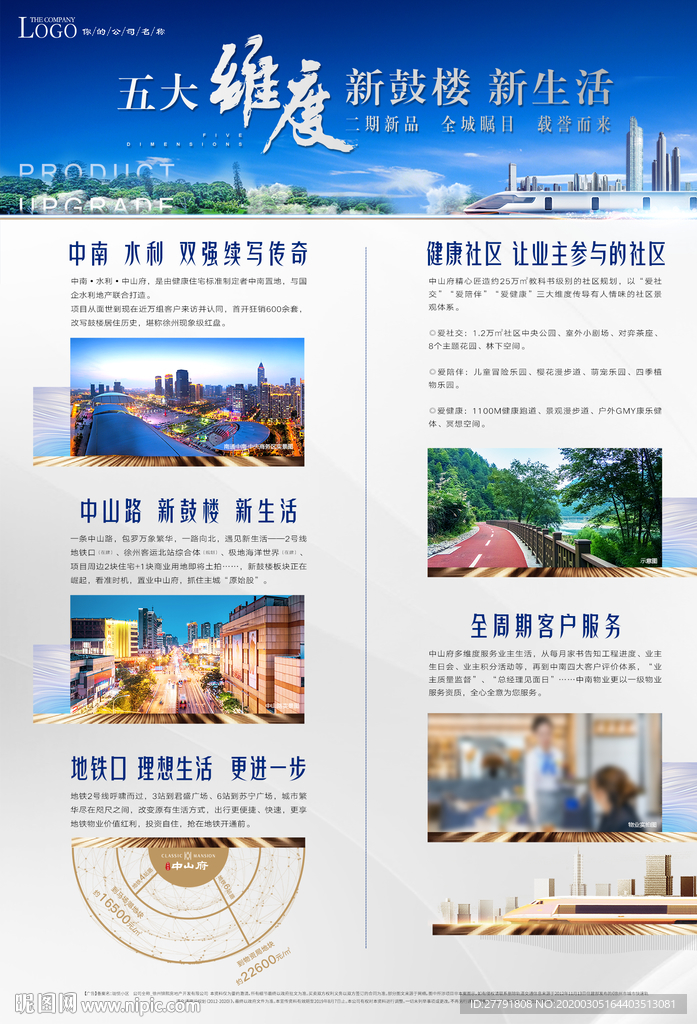 地产洋房价值点园林配套微信H5