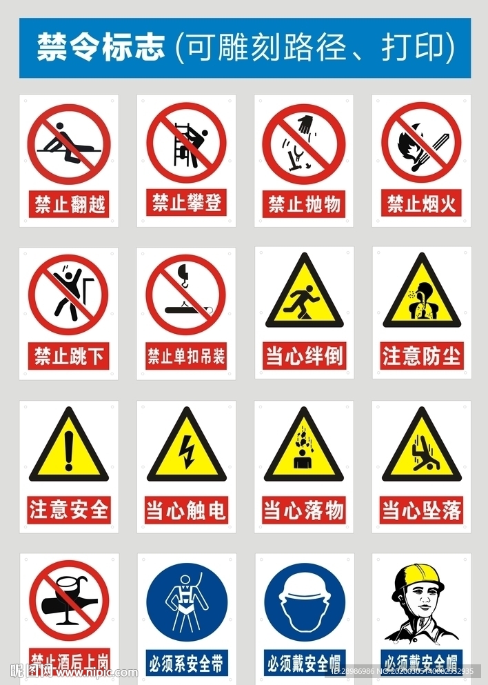 现场安全标识