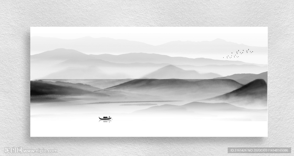 水墨画山水画