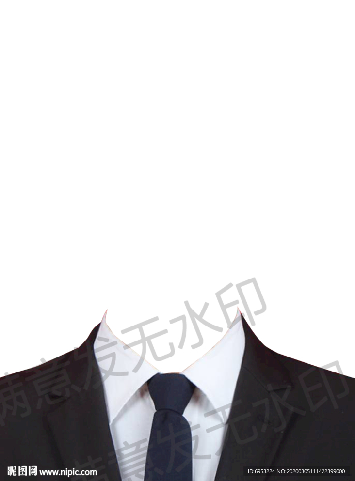 男士西装模板