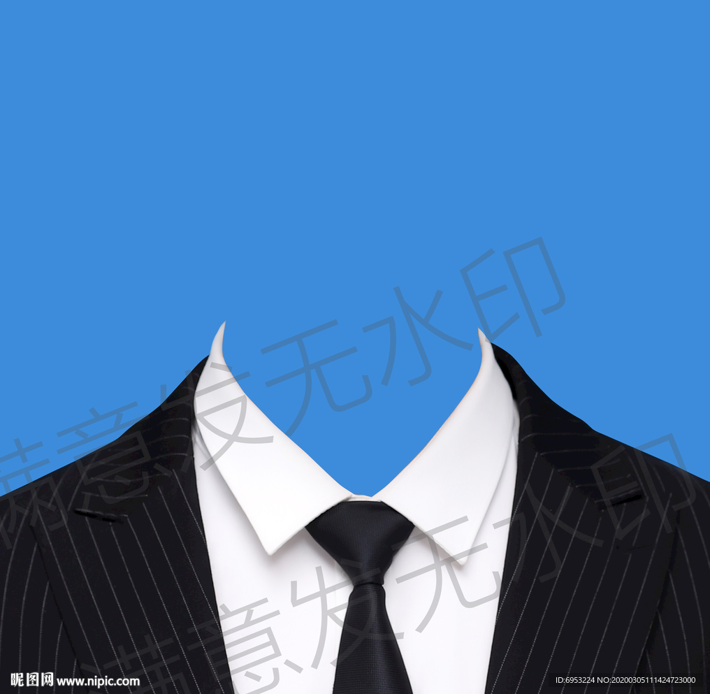 男士西装模板