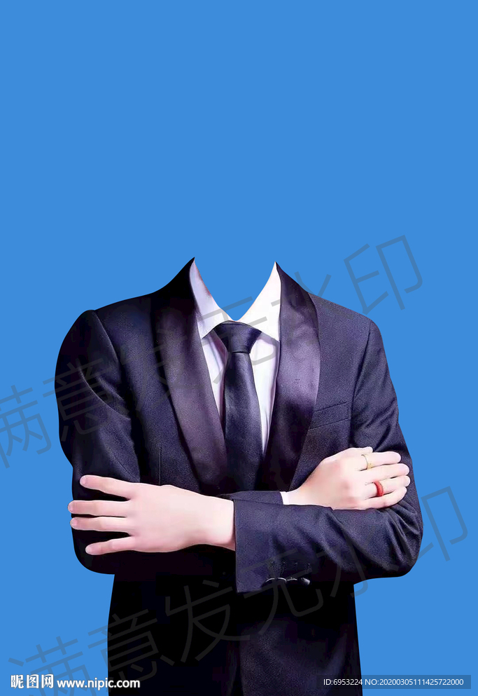 男士形象照衣服模板