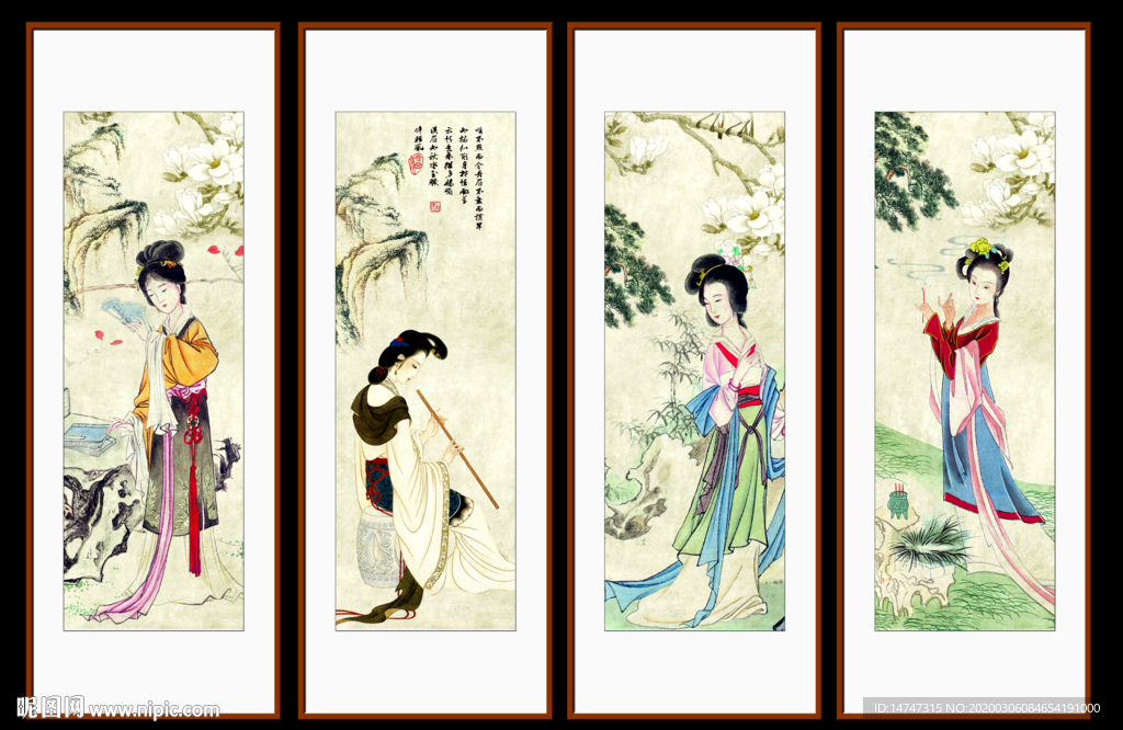 古代仕女图