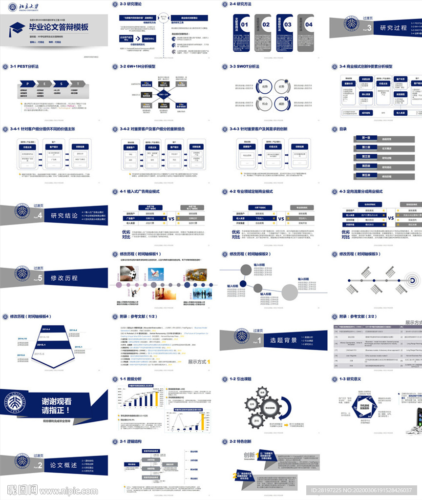 蓝色科技商务通用PPT