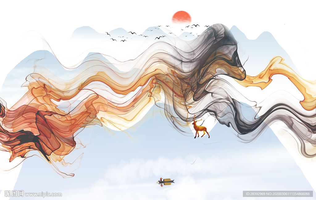 水墨画