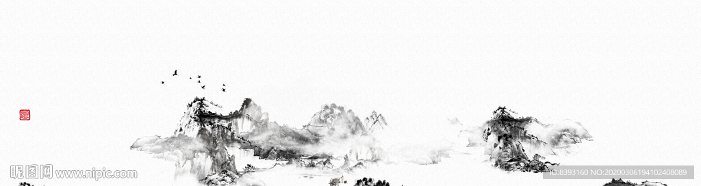 山水挂画