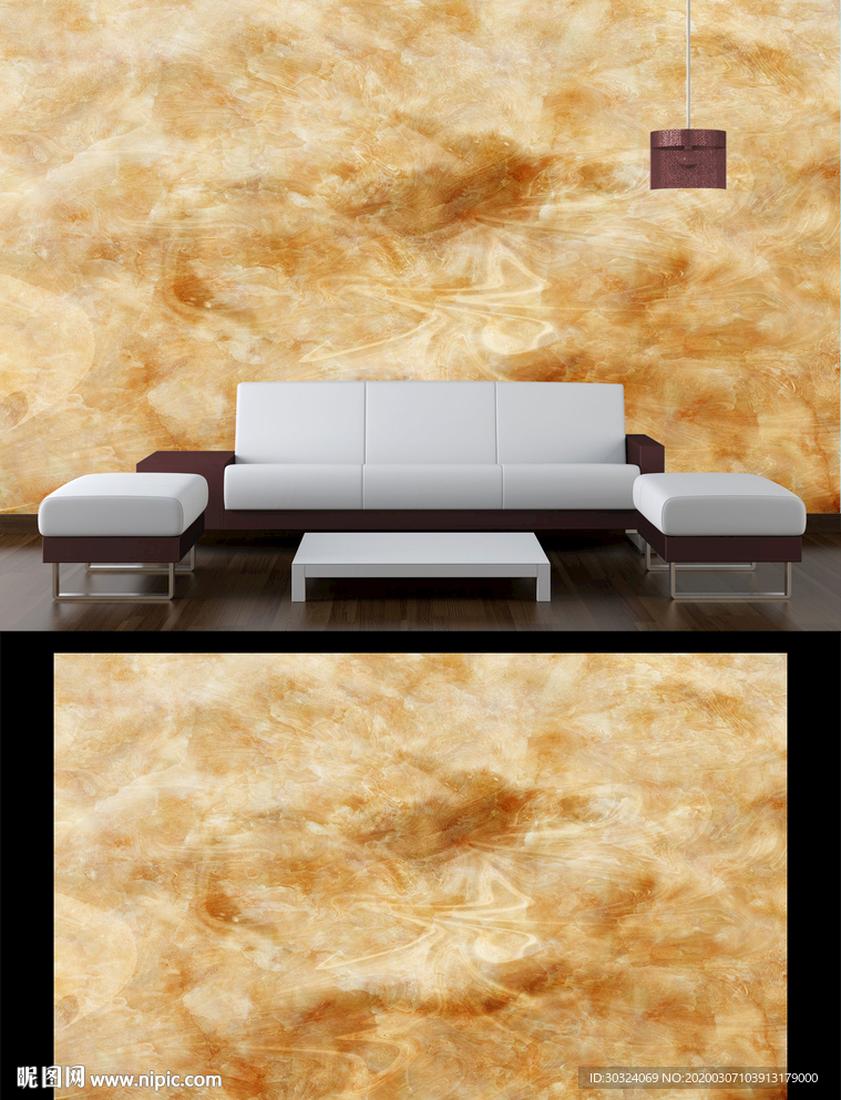 石纹电视背景墙