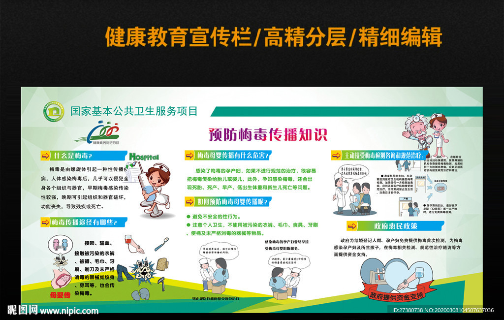 预防梅毒传播