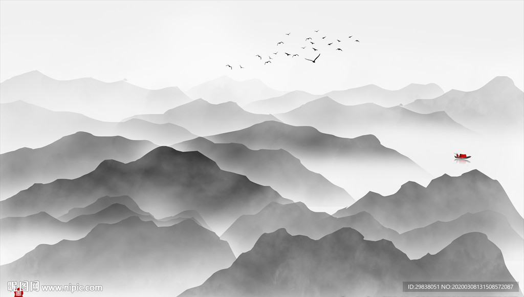 新中式山水