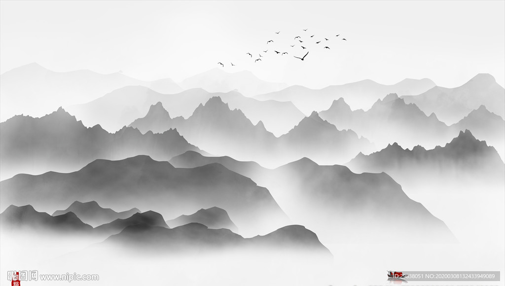 水墨山水