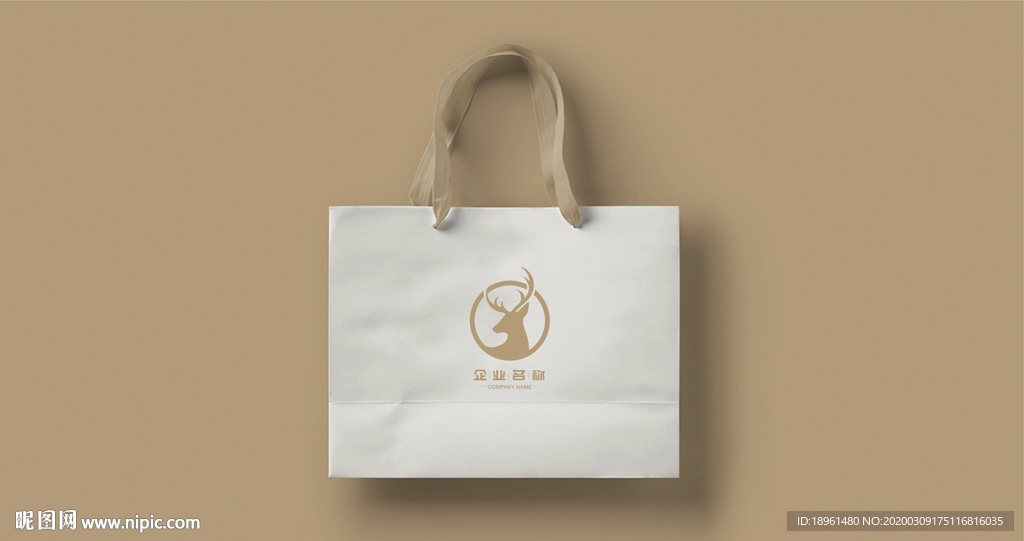 logo手提袋效果图图片