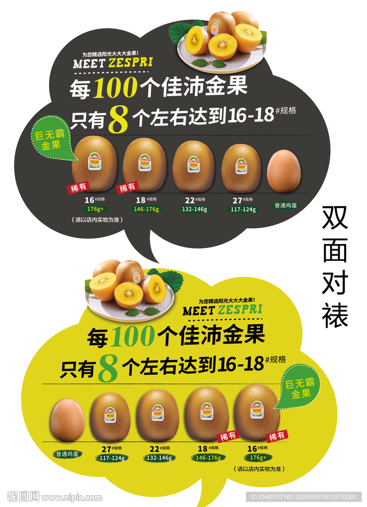 奇异果猕猴桃造型牌