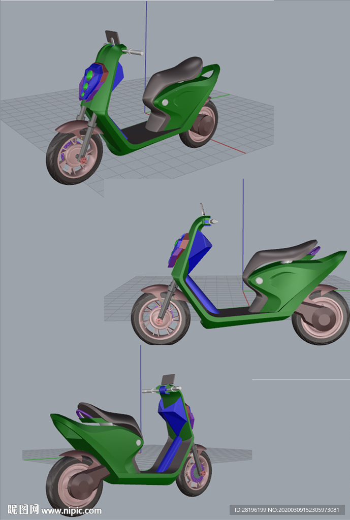电瓶车模型