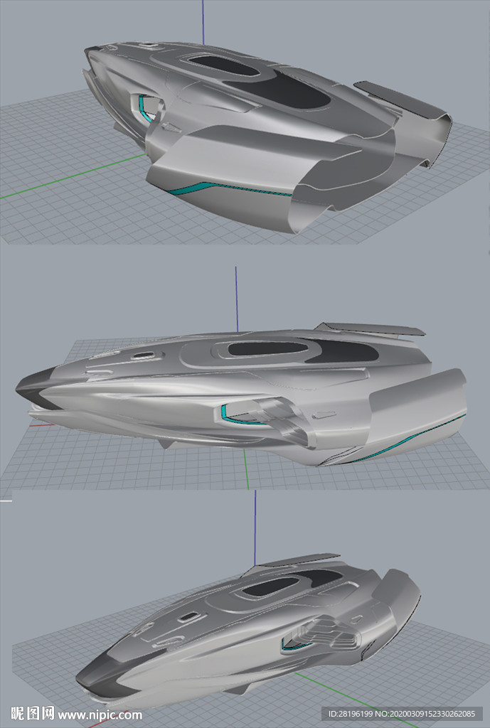 概念飞船模型