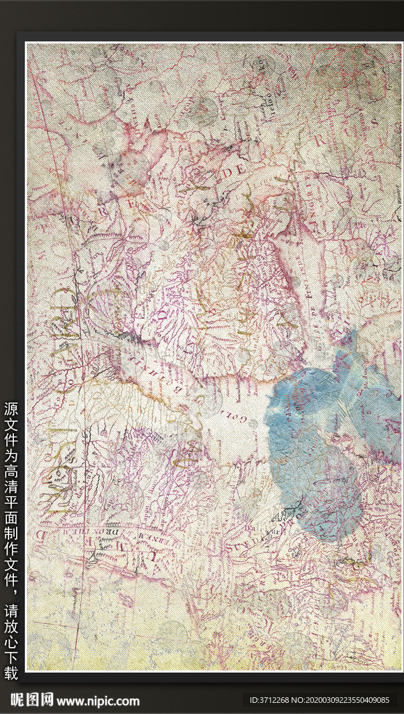 抽象山水画