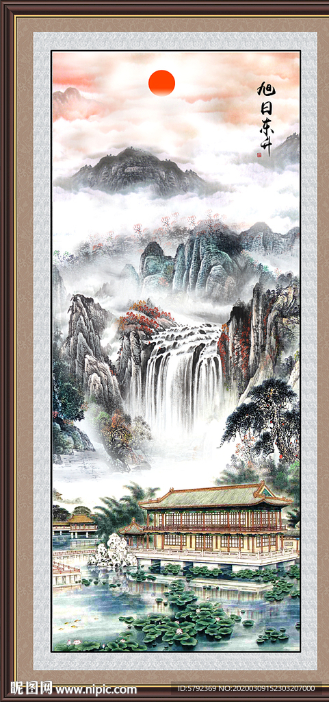 山水画国画山水画