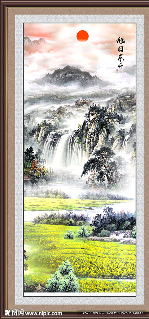 山水画国画山水画