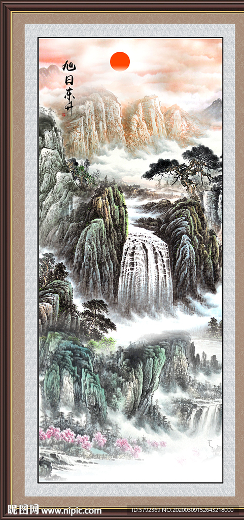 山水画国画山水画