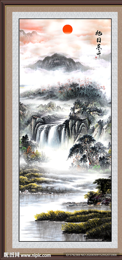 山水画国画山水画