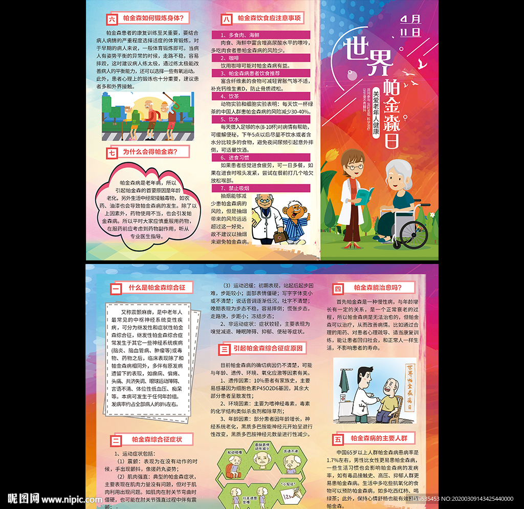 帕金森折页