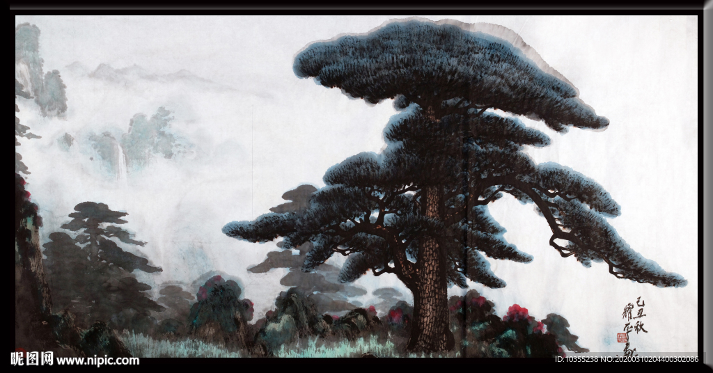 山水画 水墨山水画 意境山水画