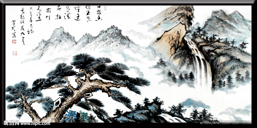 迎客松 迎客松图 迎客松画