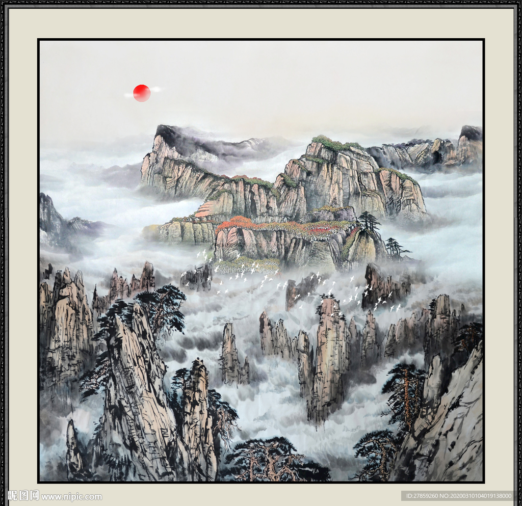 山水国画