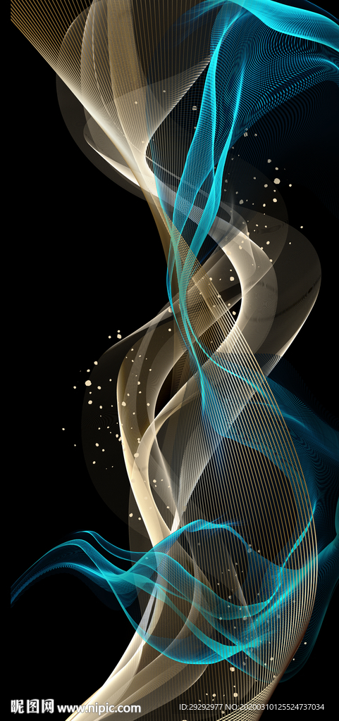 抽象线条晶瓷玄关