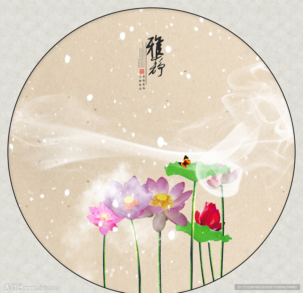 线条纹理饰画