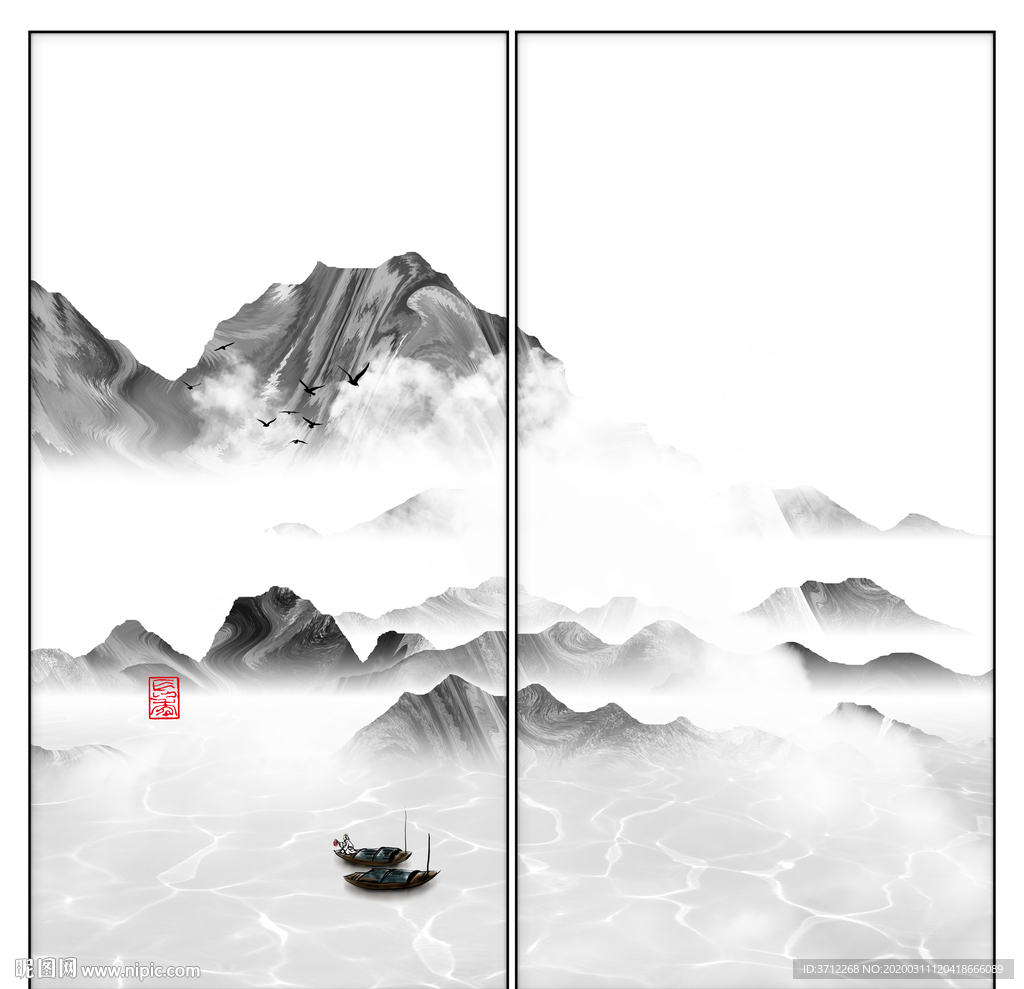 国画山水