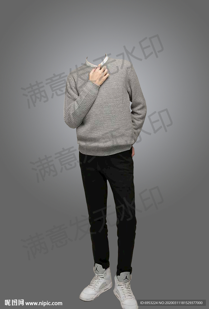 男生便装职业照形象照