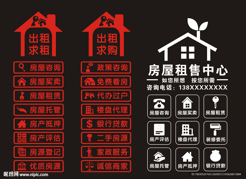 房产玻璃贴