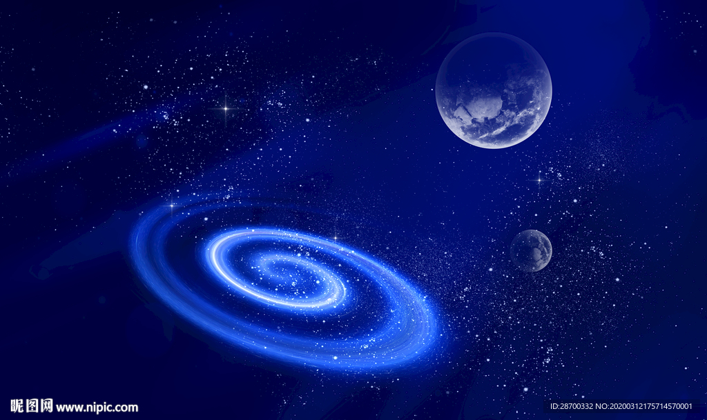 蓝色星空