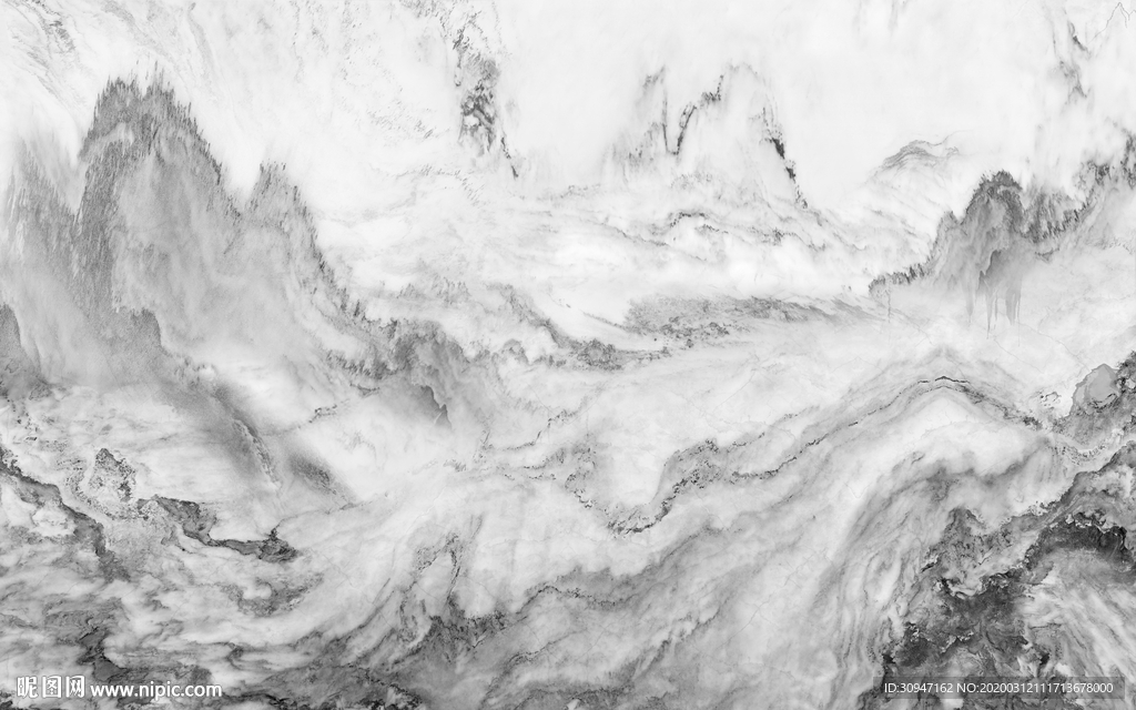 简约 灰色山水石纹 TIF分层