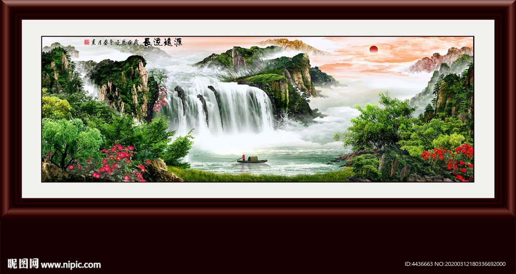 山水画国画山水画