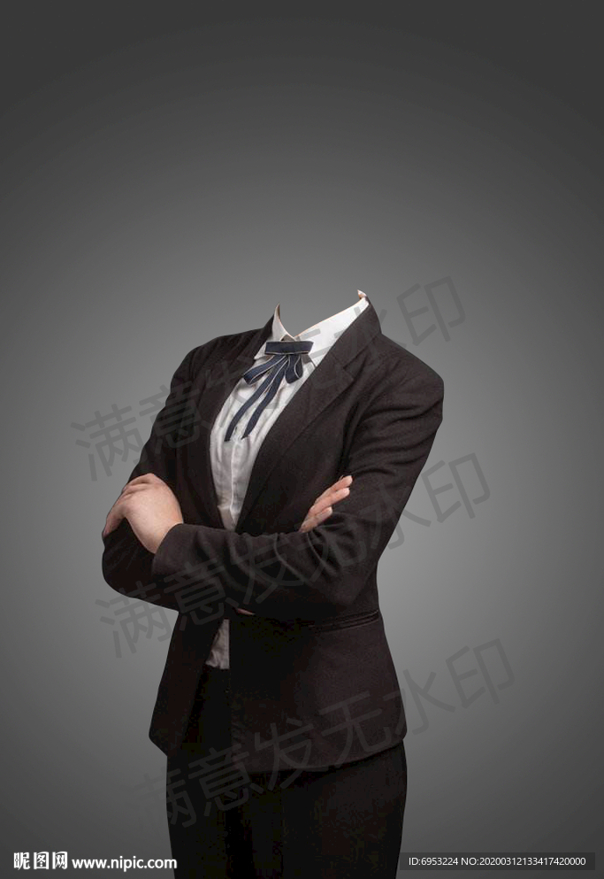 女性衣服模板形象照全身