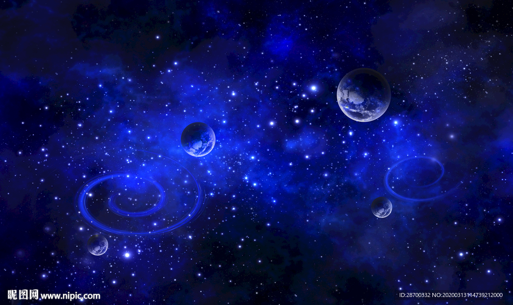 蓝色星空