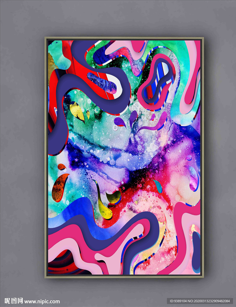 抽象油画