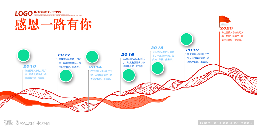 企业历程创意背景