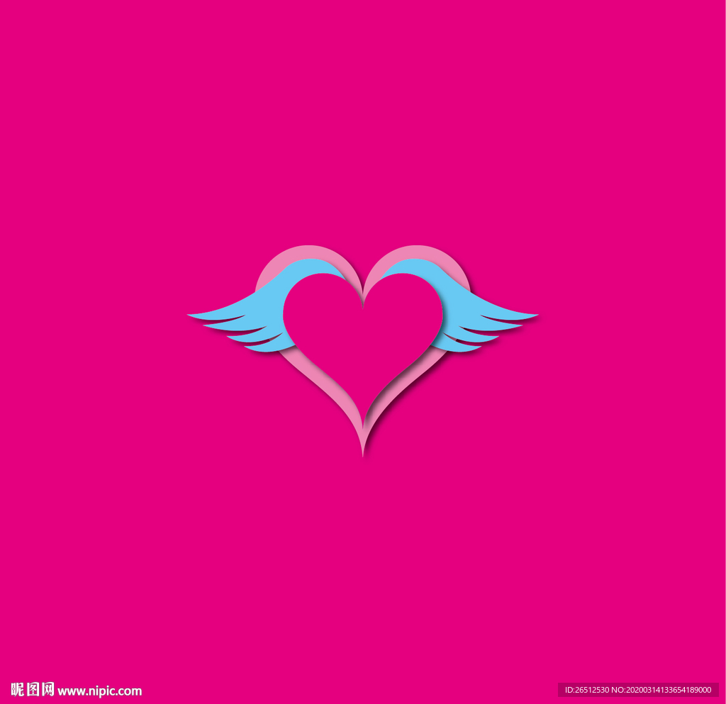 天使之翼粉色系