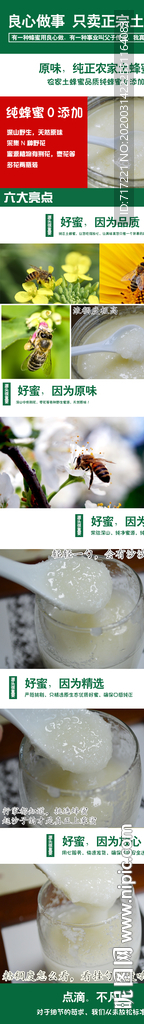 狼牙花蜂蜜详情页设计